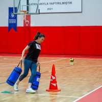 Zabıta olmak için parkurda ter döktüler 