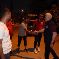 Başkan Bozbey’den yangın bölgesine ziyaret 
