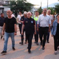 Başkan Bozbey’den yangın bölgesine ziyaret 