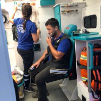 Büyükşehir’den yangın bölgesinde sağlık hizmeti 