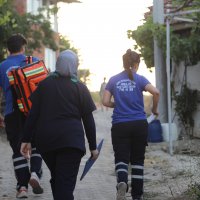 Büyükşehir’den yangın bölgesinde sağlık hizmeti 