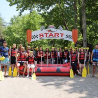 Bursa’da gençler rafting heyecanı yaşadı 