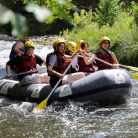 Bursa’da gençler rafting heyecanı yaşadı 
