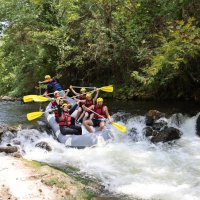 Bursa’da gençler rafting heyecanı yaşadı 