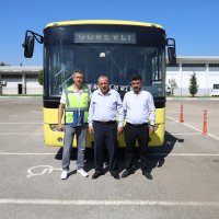 Adıyaman Belediyesi'ne hibe edilen otobüs yola çıktı 