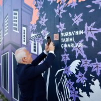 Bursa’nın turizm haritası duvarlarda canlanıyor 