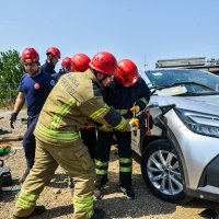 Bursa itfaiyesinden nefes kesen tatbikat 