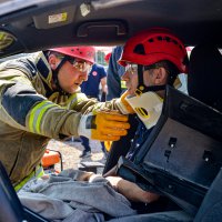 Bursa itfaiyesinden nefes kesen tatbikat 