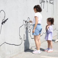 Zafer ruhu, Şehitlik Abidesi duvarlarına yansıtıldı 