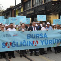 Bursalılar, sağlık için yürüdü 