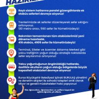 Okullar açılıyor, toplu ulaşım hazır  