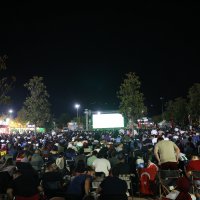 Milli heyecan ve Bursaspor maçı dev ekrana yansıdı 