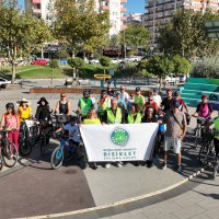 ‘Renkli pedallar’ sağlıklı bir çevre için çevrildi 