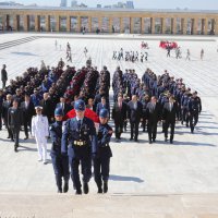 Bursa İtfaiyesi'nden Anıtkabir'e ziyaret 
