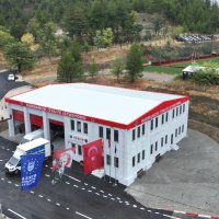 Harmancık'a tam donanımlı itfaiye binası 