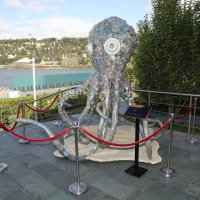 Denizden çıkan atıklar Marmara Forum’da sergilendi 