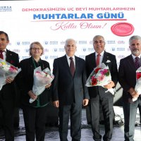 Muhtarlar gününde anlamlı buluşma 