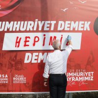 “Cumhuriyet demek, hepimiz demek” 