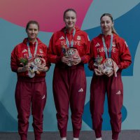 Belediyesporlu Özge Yılmaz'dan gümüş madalya 