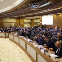 Bursa Büyükşehir Belediye Meclisi'nden şehitlere saygı duruşu 