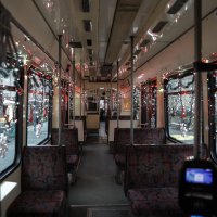 Bursa’da yeni yıl coşkusu nostaljik tramvayla yaşanıyor 