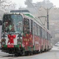 Bursa’da yeni yıl coşkusu nostaljik tramvayla yaşanıyor 