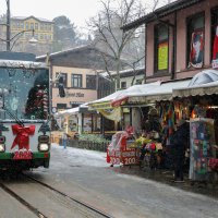 Bursa’da yeni yıl coşkusu nostaljik tramvayla yaşanıyor 