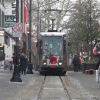 Bursa’da yeni yıl coşkusu nostaljik tramvayla yaşanıyor 