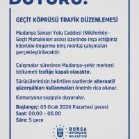 Geçit Köprüsü'nde trafik düzenlemesi 