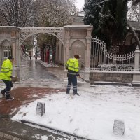 Büyükşehir kar ve lodosa geçit vermedi 