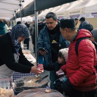“Meydan Kadınların” dayanışma pazarına büyük ilgi 