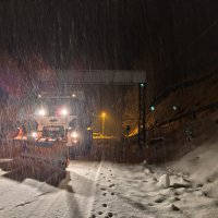 Büyükşehir'in karla mücadelesi sürüyor 