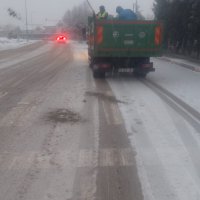Büyükşehir'in karla mücadelesi sürüyor 