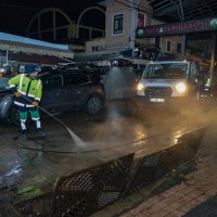 Tarihi Çarşı ve Hanlar Bölgesinde gece mesaisi 