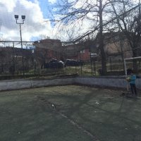 Büyükorhan'daki halı saha sil baştan yenilendi 