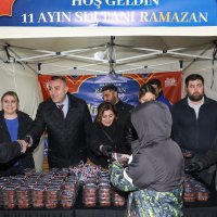 Bereket sofrası Yıldırım’da kuruldu 