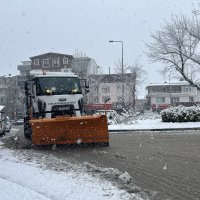 Büyükşehir karla mücadelede sahada 