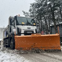 Büyükşehir karla mücadelede sahada 