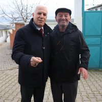 Başkan Bozbey’den Yaren Leylek ve Adem Amca'ya ziyaret 