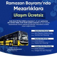 Bursa’da bayram boyunca ulaşım ücretsiz 