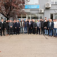 Başkan Bozbey, BUSKİ personeliyle bayramlaştı 