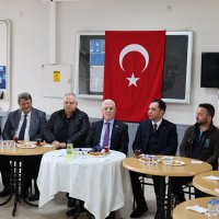 Başkan Bozbey, BUSKİ personeliyle bayramlaştı 