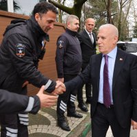 Başkan Bozbey, BUSKİ personeliyle bayramlaştı 