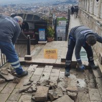 Tarihi Tophane Meydanı yenilendi 