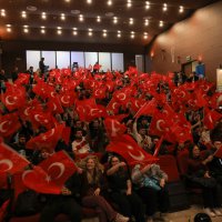 Bursa'da dev ekranda milli coşku 
