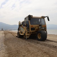 Plajlar yaza hazır hale getiriliyor 