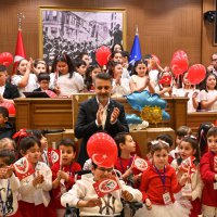 Bursa Büyükşehir Meclisi’nde söz  çocukların oldu 