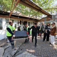 1050 Konutlar'daki yeşil alan işgalden kurtarıldı 