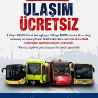 1 Mayıs'ta ulaşım ücretsiz 