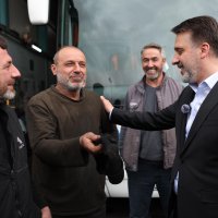 Başkan Vekili Biba'dan 1 Mayıs'ta görev başındaki emekçilere ziyaret 